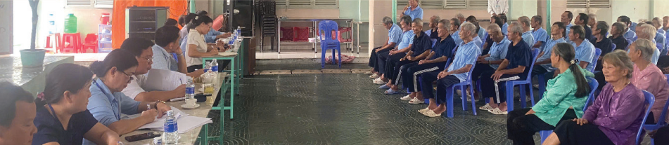 Hoạt động chăm sóc và sinh hoạt tại Trung tâm Bảo trợ xã hội Chánh Phú Hòa